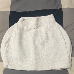 Chic White A-Line Women's Skirt